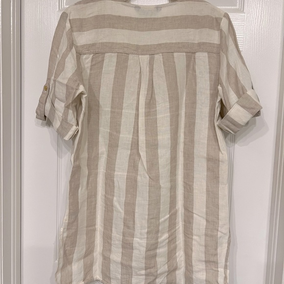 Ellen Tracey Linen Blouse - Size Small - Picture 2 of 2